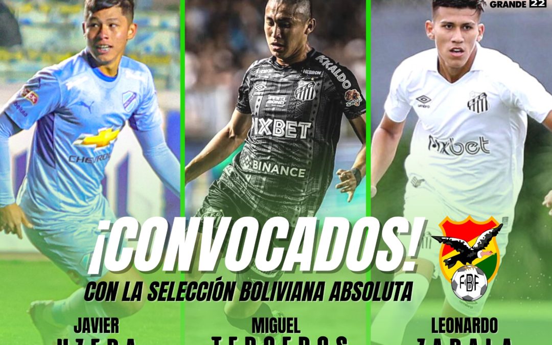 CONVOCADOS CON LA SELECCION BOLIVIANA ABSOLUTA